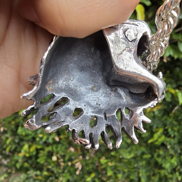 Large Sterling Tiger Necklace - Picture 6 of 10